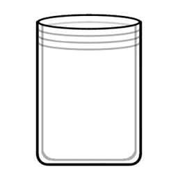 チャック付き平袋